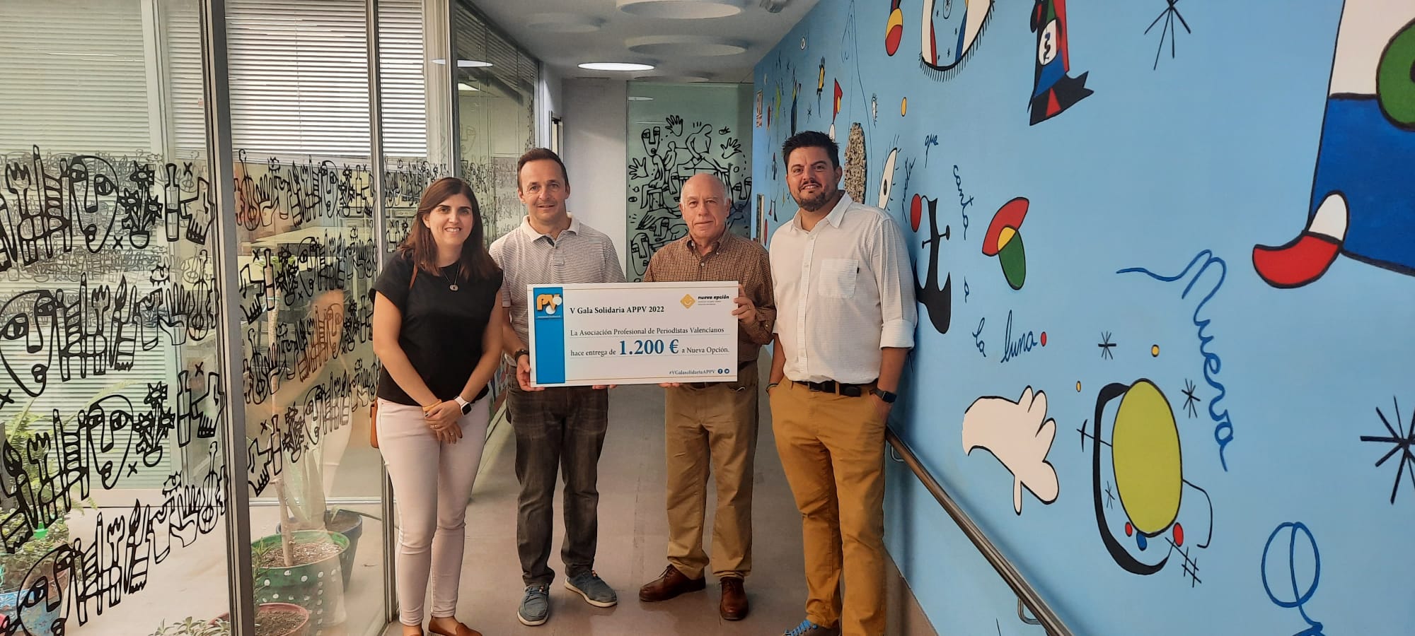 APPV DA A NUEVA OPCIÓN LAS BENEFICIOS DE LA V GALA SOLIDARIA