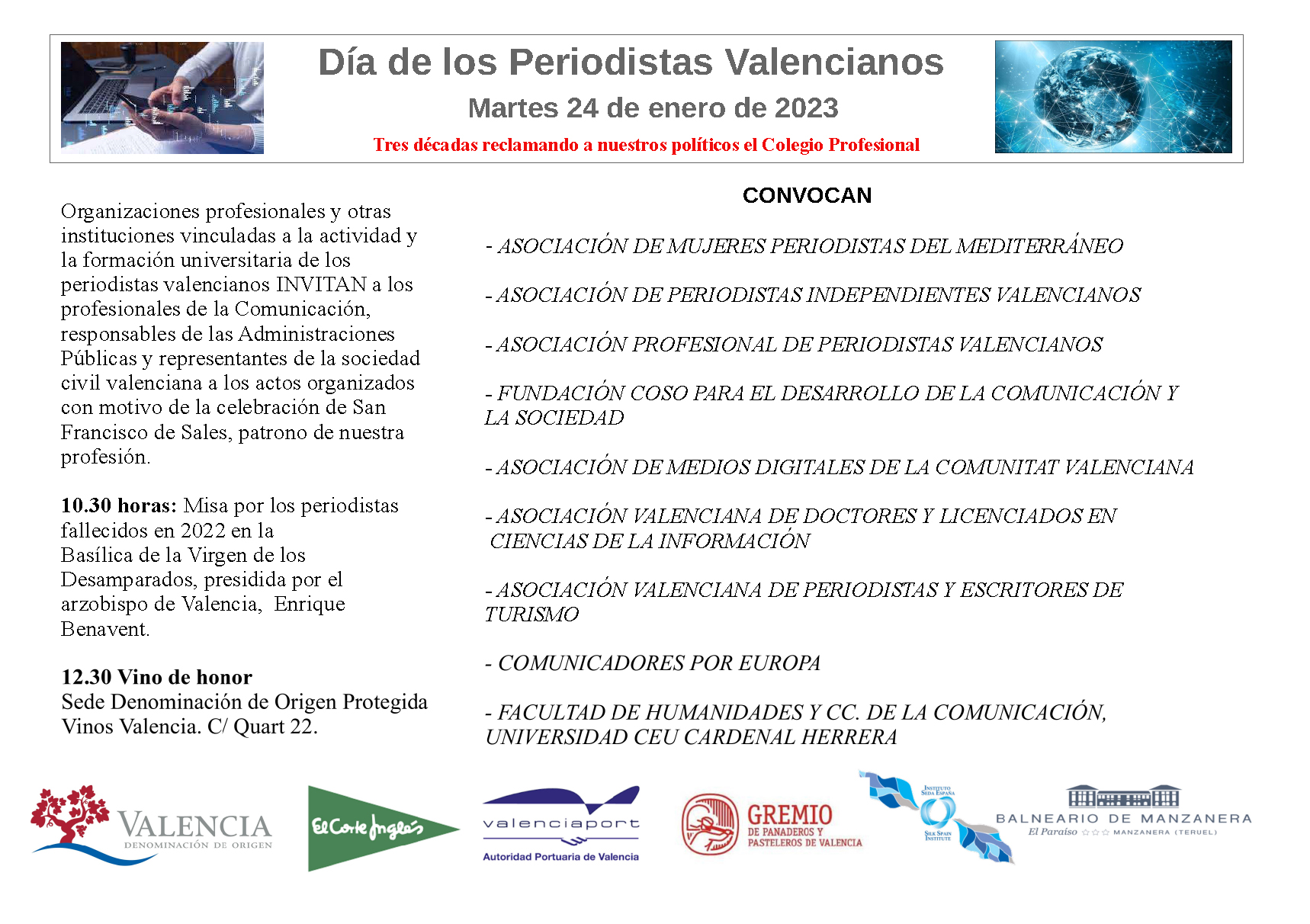día de los periodistas 24 de enero