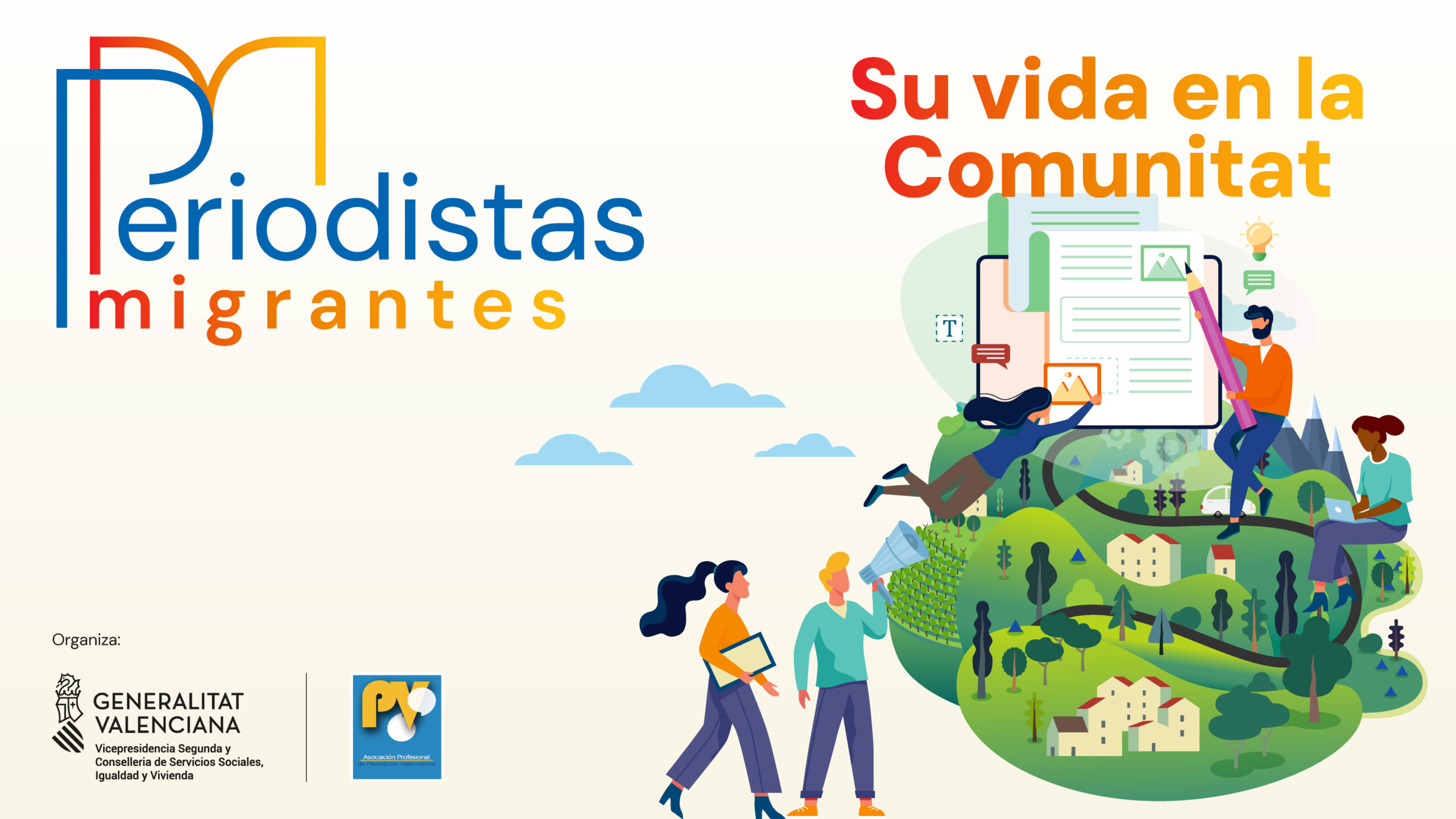 Periodistas Migrantes. Su vida en la Comunitat Periodistas Valencianos