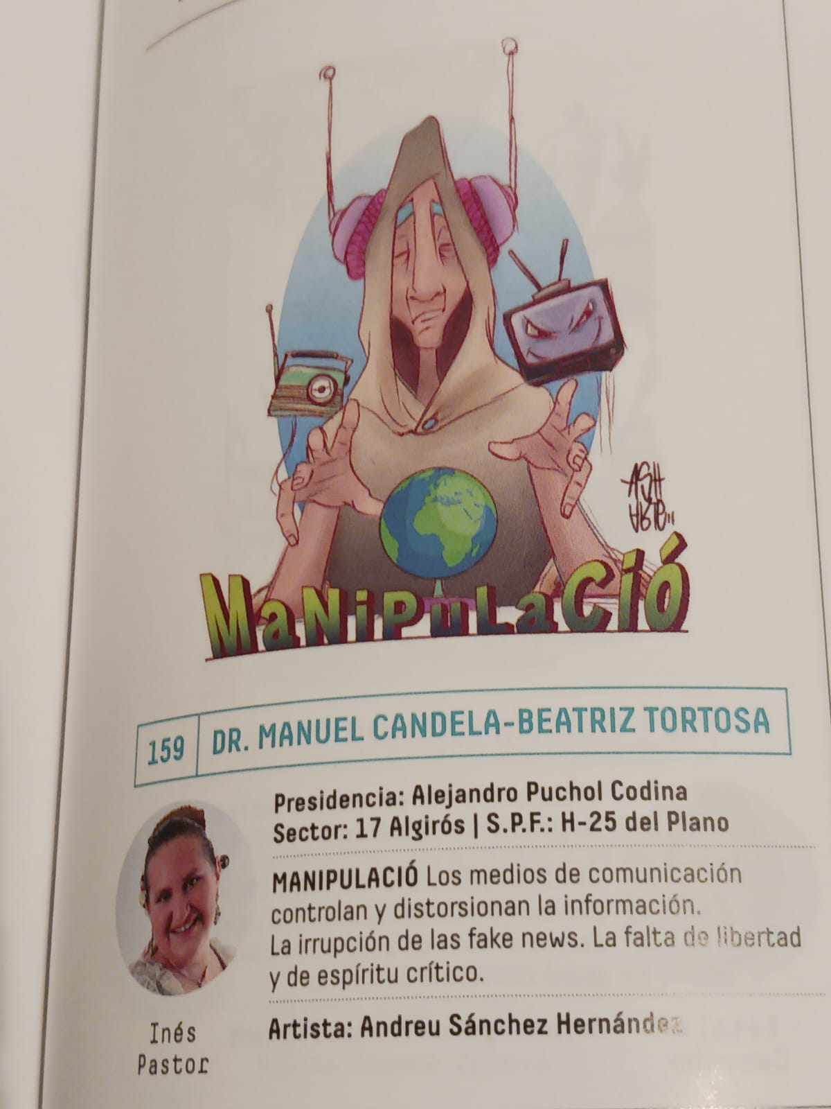 Falla Manuel Candela premio APPV Fallas 2024 VI edición