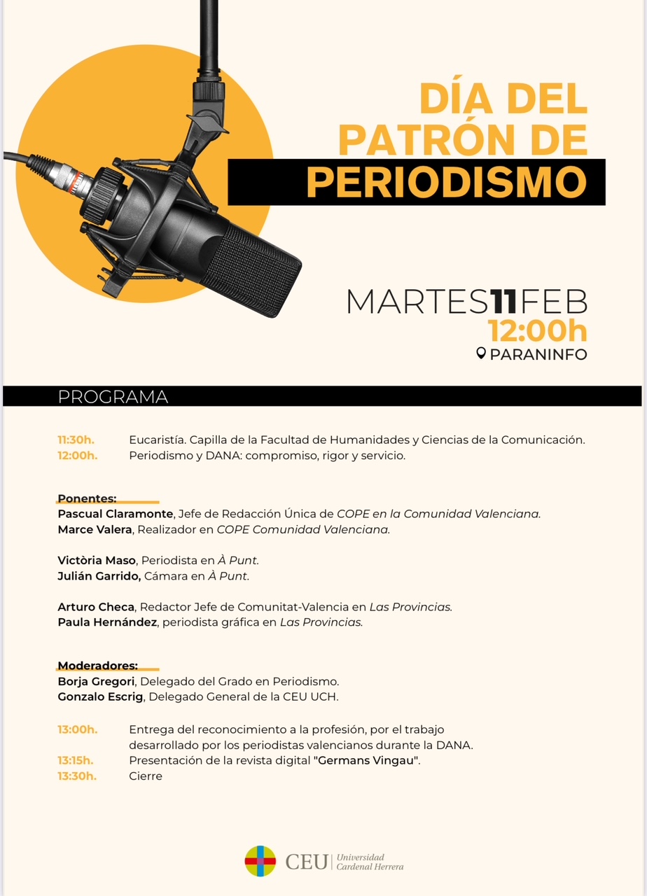 reconocimiento appv medios DANA CEU Valencia