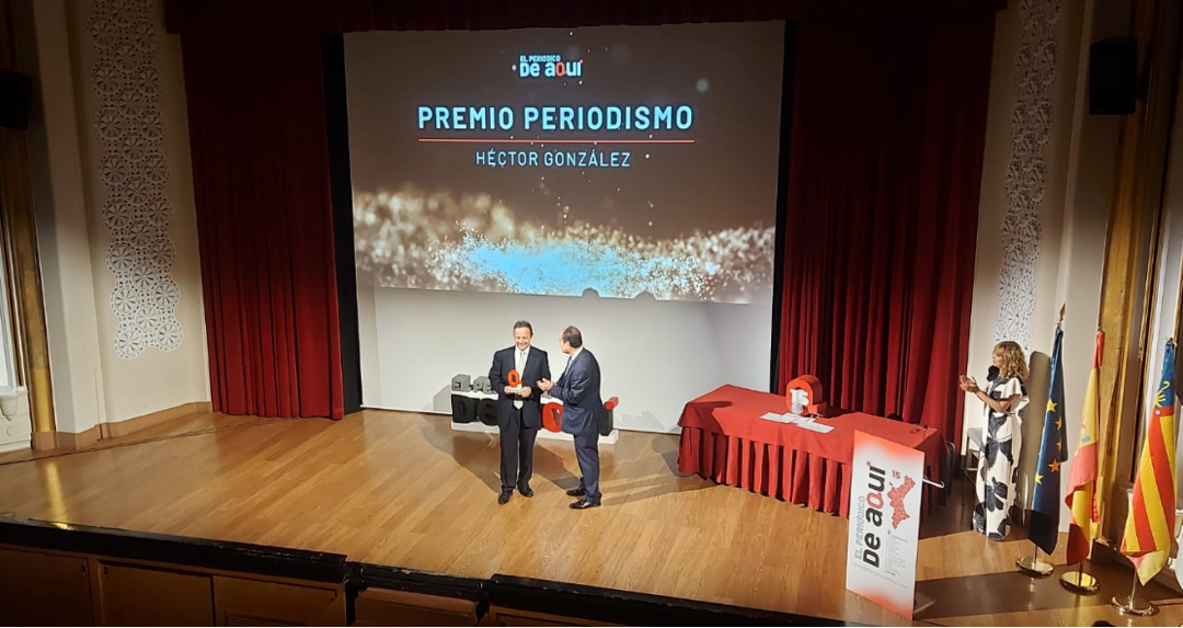 El Periódico de Aquí reconoce la trayectoria de Héctor González, presidente de APPV